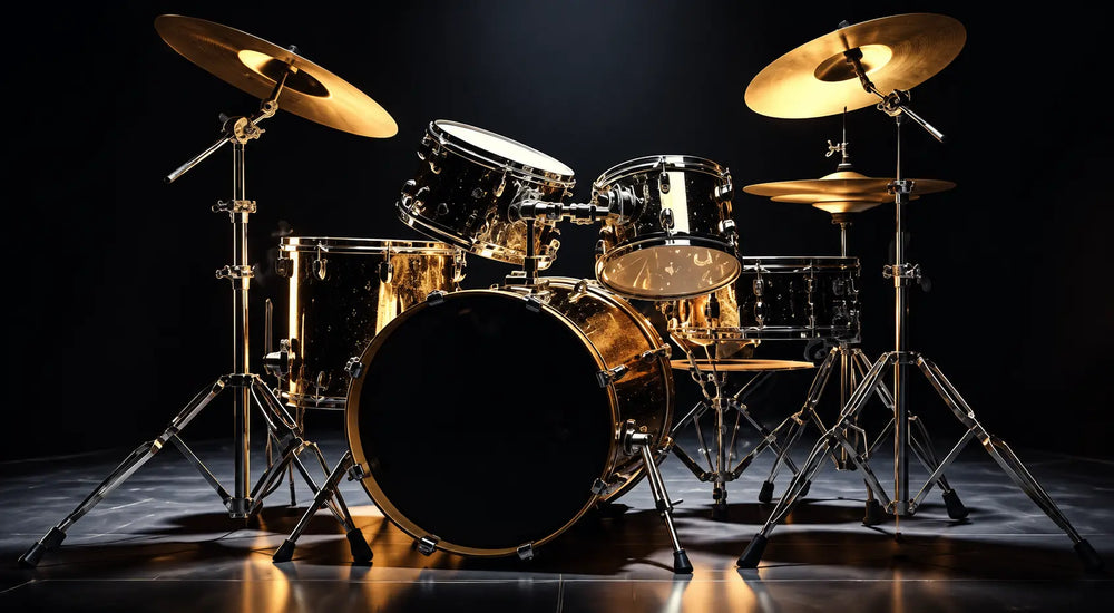 A futuristic, convenience-focused design that perfectly recreates a traditional drum kit.