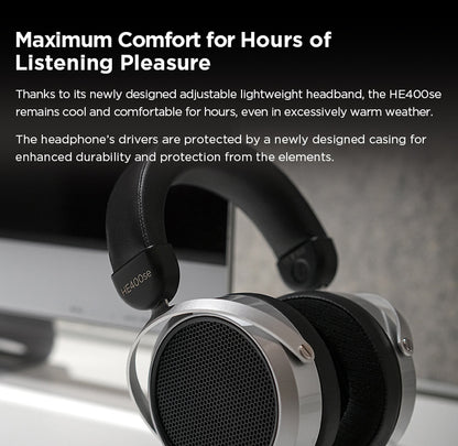 
HIFIMAN HE400SE planar magnetic open-back headphones product image