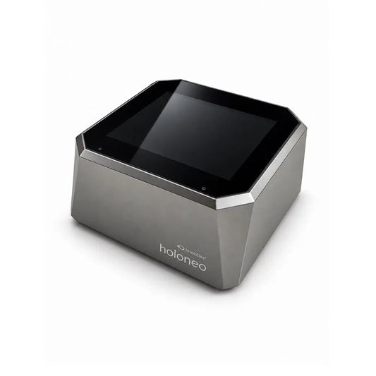 Holoneo holographic display device black desktop AI hologram projector