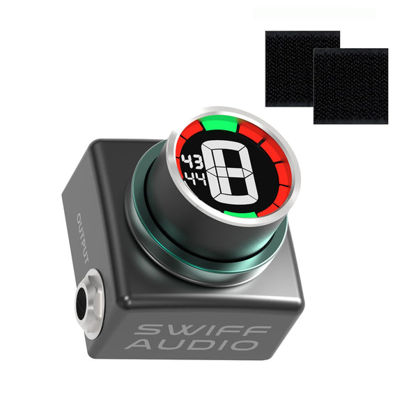 SWIFF Compact Guitar Tuner Pedal with True Bypass