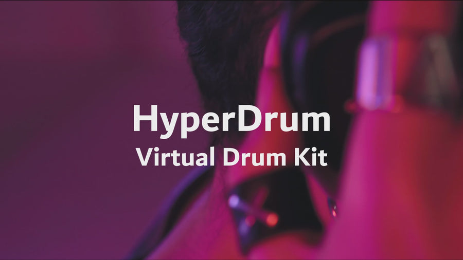 HyperDrum portable virtual drum set product demo video